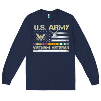 Navy Vietnam Veteran Shirt US Army Veteran Day Women Me Long Sleeve Tee - tuanDangUi