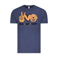 Vintage Denim Peace Love Golden Vintage Tee - Bettercallsaul