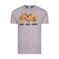 Vintage Zinc Peace Love Golden Vintage Tee - Bettercallsaul