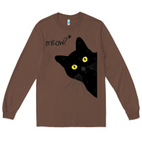 Chestnut black cat day halloween black cat meow Long Sleeve Tee - tuanDangUi