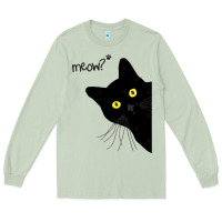 Matcha black cat day halloween black cat meow Long Sleeve Tee - tuanDangUi