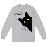 Moon Dust black cat day halloween black cat meow Long Sleeve Tee - tuanDangUi
