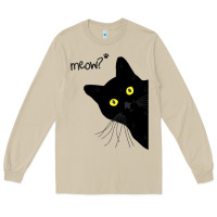 Mushroom black cat day halloween black cat meow Long Sleeve Tee - tuanDangUi