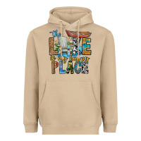 Mushroom the lakes my happy place Heavyweight Hoodie - CowhideDigitalArt