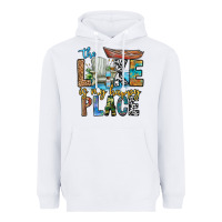 White the lakes my happy place Heavyweight Hoodie - CowhideDigitalArt