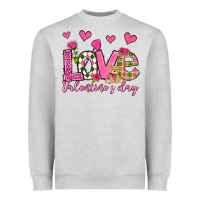 Heather Grey love valentine's day olivia Heavyweight Sweatshirt - OliviaCreatesArt