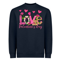Navy love valentine's day olivia Heavyweight Sweatshirt - OliviaCreatesArt