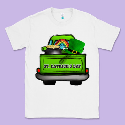 St Patrick's Day Truck Classic Tee Designed By Bettercallsaul