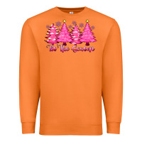 Carrot Tis the Season Pink Trees Premium Sweatshirt - CowhideDigitalArt