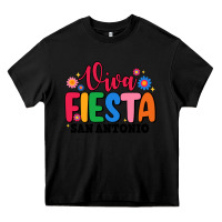 Black viva fiesta san antonio Heavy Core Tee - JahusDesignShop