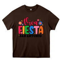 Chocolate Brown viva fiesta san antonio Heavy Core Tee - JahusDesignShop