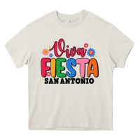 Cream viva fiesta san antonio Heavy Core Tee - JahusDesignShop
