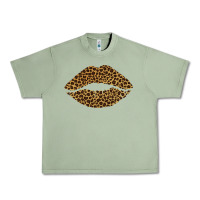 Oil Green leopard lips Urban Heavy Tee - Bettercallsaul