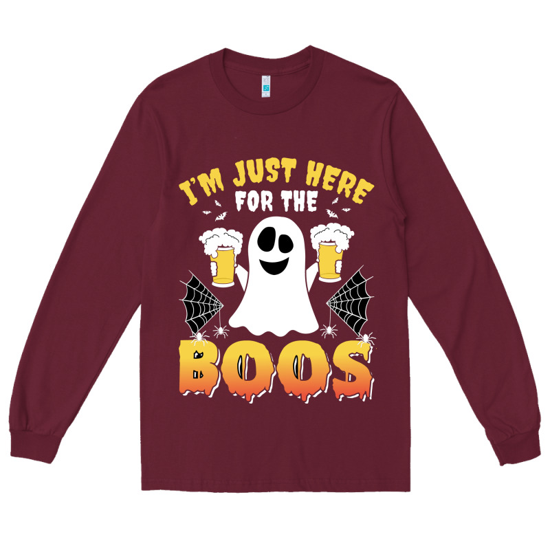 I'm Just Here For The Boos Halloween Costume Gift Long Sleeve Tee by tuanDangUi | Teevron