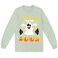 Matcha i'm just here for the boos halloween costume gift Long Sleeve Tee - tuanDangUi