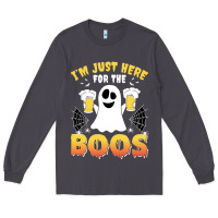 Smoke i'm just here for the boos halloween costume gift Long Sleeve Tee - tuanDangUi