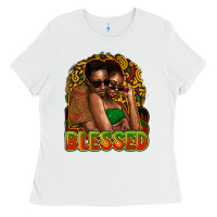 Black Couple Blessed Ladies Tee | Teevron