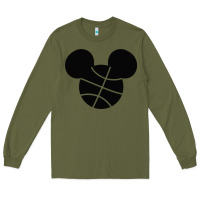 Army Green basketball soft cotton Long Sleeve Tee - tuanDangUi