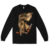Black Cowboy boots western Long Sleeve Tee - HowdyJamesFarm