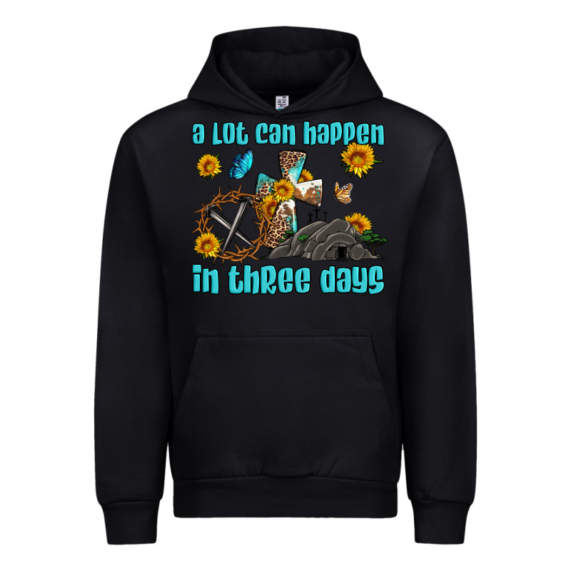 Easter A Lot Can Happen In Three Days Western Sunflowers Urban Hoodie by Artiststas | Teevron