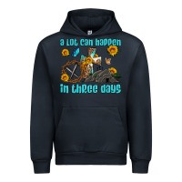 Navy easter a lot can happen in three days western sunflowers Urban Hoodie - Artiststas