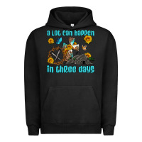 Pigment Black easter a lot can happen in three days western sunflowers Urban Hoodie - Artiststas