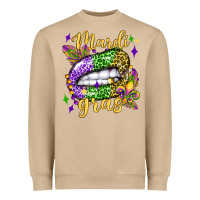 Mushroom mardi gras with  lip olivia Heavyweight Sweatshirt - OliviaCreatesArt