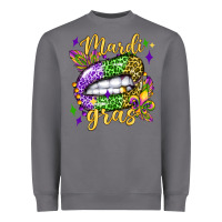 Storm mardi gras with  lip olivia Heavyweight Sweatshirt - OliviaCreatesArt