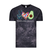Cloud Black PEACE LOVE AVOCADOS Vintage Tee - Bettercallsaul