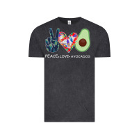 Vintage Black PEACE LOVE AVOCADOS Vintage Tee - Bettercallsaul
