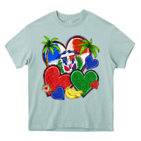 Arona dominican repuclic hearts Heavy Core Tee - NancyCooperArtShop