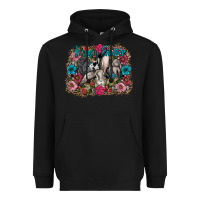 Black Happy Easter Heavyweight Hoodie - CowhideDigitalArt