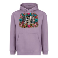 Lavender Happy Easter Heavyweight Hoodie - CowhideDigitalArt