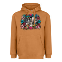 Meerkat Happy Easter Heavyweight Hoodie - CowhideDigitalArt