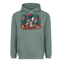 Sage Happy Easter Heavyweight Hoodie - CowhideDigitalArt