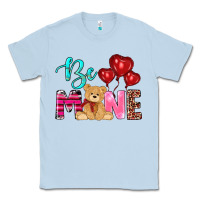 Dusty Blue valentine's day be mine tedybear Classic Tee - RanaPortraitStore