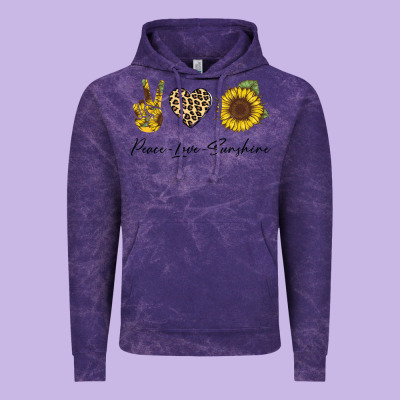 Peace Love Sunshine Vintage Hoodie Designed By Bettercallsaul