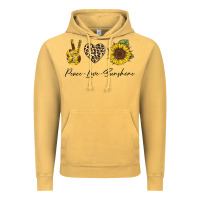 Vintage Mustard Peace Love Sunshine Vintage Hoodie - Bettercallsaul
