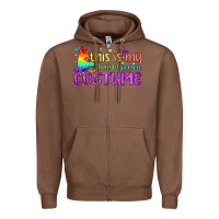 Chestnut This is my straight person costume pride LGBTQ Zipper Hoodie - BundleAndBundleShop
