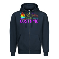 Navy This is my straight person costume pride LGBTQ Zipper Hoodie - BundleAndBundleShop