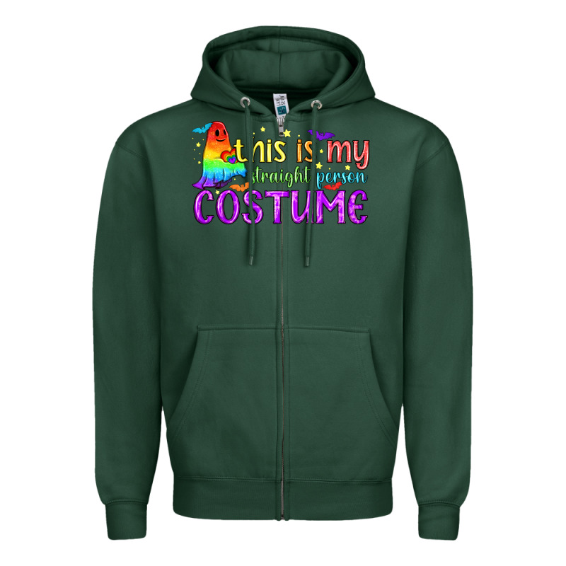 This Is My Straight Person Costume Pride Lgbtq Zipper Hoodie by BundleAndBundleShop | Teevron