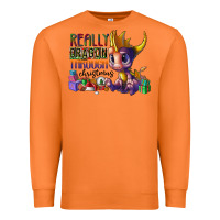 Carrot real dragon through christmas Premium Sweatshirt - CowhideDigitalArt