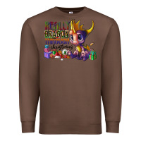 Chestnut real dragon through christmas Premium Sweatshirt - CowhideDigitalArt