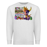 Oatmeal Heather real dragon through christmas Premium Sweatshirt - CowhideDigitalArt