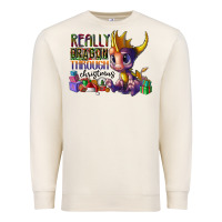 Sandshell real dragon through christmas Premium Sweatshirt - CowhideDigitalArt