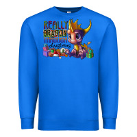 True Royal real dragon through christmas Premium Sweatshirt - CowhideDigitalArt
