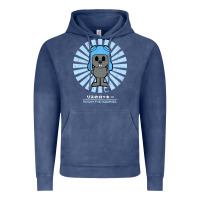Vintage Denim rocky the squirrel retro vintage Vintage Hoodie - tuanDangUi