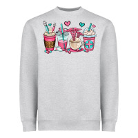 Heather Grey nurse coffee cups Heavyweight Sweatshirt - OliviaCreatesArt