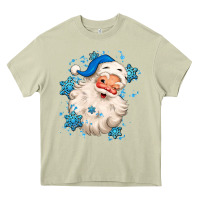 Mossy winter christmas santa claus Heavy Core Tee - MaliasSmallBusiness