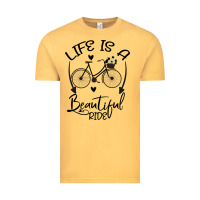 Vintage Mustard Life is a beautiful ride Vintage Tee - Bettercallsaul